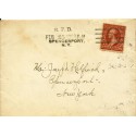 Spencerport New York RFD 1903 type 2F (5) on cover