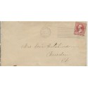 New Haven Connecticut 1894 Machine cancel Unusual Small Dial on cover Machine 11?  Scarce