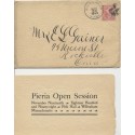 Willbraham Mass 1898 cover with enclosure about Music RecitalPieria Open Session