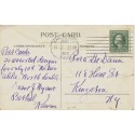 Kansas City Kansas 1913 Time Marking cancel on Postcard Humor Ring up the Man you want Now or Never 