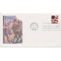 #3620 American Flag Jet Boy cachet First Day cover 12 made
