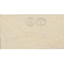 E.A. Rowland Rome NY general delivery 1899 2c Postal envelope to Utica with Received 1 on back
