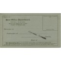 1907 Eureka Nevada Registry Bill card Official business New York Recd W.P. Willcox PM