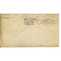 Sedalia Missouri 1901 cancel on cover has 5 straightline dates on the left side 1901-1903 Topeka Kansas Backstamp