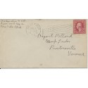 Sioux Falls South Dakota 1910 Flag cancel on cover to Proctorville Vermont 