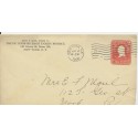 #U385 2c Trunk Lines Mileage Ticket Bureau New York corner card 1906