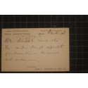 John L. Whiting & Son Co Brush Manufacturers Boston MA 1896 Flag cancel on postal card