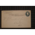 Union Nut & Bolt Co. New York Machine cancel on cover 1895 #U311 2c Postal envelope Chester Connecticut received
