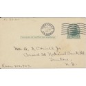 Trenton New Jersey Dix Branch 10/22/1917 Universal Machine cancel on Postal card