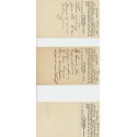 Group of 8 Athol Center Massachusetts cancels on Postal Card late 1890's