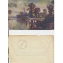 2 Somerset Pennsylvania Flag cancels on Card & cover 1909 & 1911