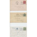 Group of 2 Postcards with Haverhill MA Brdford Station cancel