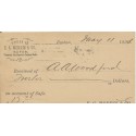 E.C. Morris & Co Safes 1890 Postal card