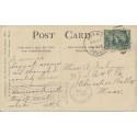 Greylock Mountain Adams Massachusetts 1907 #328 John Smith stamp on postcard