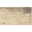 Warner & Merritt 1880 Philadelphia Pennsylvania Postal Card 5 in circles cancel