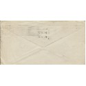Elizabeth New Jersey to London England Postal envelope combo 1912 forwarded 4c rate