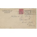 Philadelphia Stamp Club corner card 1932 Address Change Slogan cancel