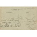 US Army Post Office M.P.E.Sbase Censor cancel World War I Postcard 1919LA Savoie Soldiers Mail
