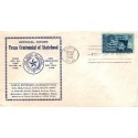 #938 Texas Statehood 1st TX Cent State Commission cachet First Day cover
