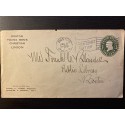Boston Young Men's Christian Union Boston Massachusetts Essex Street Station 1913 Flag cancel Postal envelope