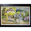 Kind Remembrance Horse & Buggy postcard1 910 Parkwood Pennsylvania DPO cancel