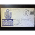 World War II Patriotic cover APO 34 Italy Anderson cover Yugoslavia passed by Army examiner 4/29/1944