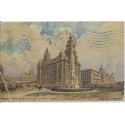 Scarce Newcastle Exhibition International Machine cancel on Liverpool Postcard 1929 to USA