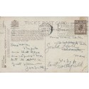 Scarce Newcastle Exhibition International Machine cancel on Liverpool Postcard 1929 to USA
