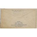 Fitchburg MA Devens Branch Patriotic Flag envelope 1917 1c & 2c Washington combo