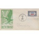 World War II Patriotic cover Green Anderson V-E Day 5/8/1945 Yugoslavia over-run country stamp