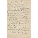 Topsfield Massachusetts to Savannah GA forwarded to Birmingham Alabama 1907 cover & Letter
