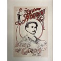 Harry Houdini Magician Prints by Artist Barry Simon 13.5X11 unsigned King of Cards