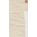 Fitchburg Massachusetts 5/22/1897 DW-1 Machine Cancel letter enclosed need more Eggs
