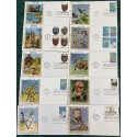Lot of 115 Colorano Silk cachet First Day covers Several combos 1978-1981