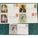 Lot of 115 Colorano Silk cachet First Day covers Several combos 1978-1981