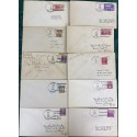 Lot of 20 Naval covers all 1930's several overseas cancels very nice group
