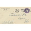 Willamette University Eaton Hall Salem Oregon corner 3c Postal Envelope open on top