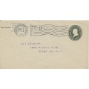 Alumnae Assoc of Smith College Northampton Massachusetts 1913 Flag cancel 1c Postal envelope printed matter rate