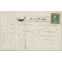 The Appledore Portsmouth New Hampshire Postcard Inverted postmark Columbia Machine cancel 1913 Scarce 