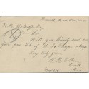 Chicago Illinois 1895 American Machine cancel DW3-2 (5) Hamner 39 on postal card 