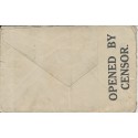 British Cnesor Stamp Army PO4 X cancel on cover Soldiers Mail interesting markings 