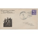 Current Covers & Stamplets Cleveland Ohio 8/17/1945 Prexy 3c World War II Patriotic cover