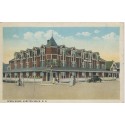 Ocean House Hampton Beach New Hampshire Station Flag cancel 1905? Postcard 