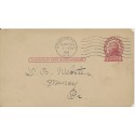 Edward F. Dibble Seedgrower 1919 Honeoye Falls New York Postal card