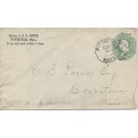 Housatonic Massachusetts Berkshire county cancel 1888 Postal Envelope Pittsfield  