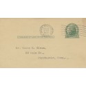 Manchester Connecticut Chamber of Commerce Meeting Notice  1930 Postal card 