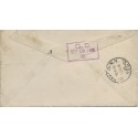 Boston Mass 1891 C Machine cancel G.D. Genreal delivery purple box not in directory with letter