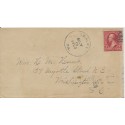 Washington DC 1900 Station B Received multi back stamps on cover 
