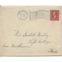 Springfield Massachusetts 1899 Flag cancel Tufts College recd on back Scarce