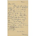 1937 Postal card talks about Scarlett Fever next door Manhasset New York 